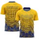 Custom Yellow Royal Sublimation Soccer Uniform Jersey Custom Yellow Royal Sublimation Soccer Uniform Jersey