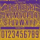 Custom Gold Purple Lines Sublimation Soccer Uniform Jersey Custom Gold Purple Lines Sublimation Soccer Uniform Jersey