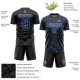 Custom Black Royal-White Sublimation Soccer Uniform Jersey Custom Black Royal-White Sublimation Soccer Uniform Jersey
