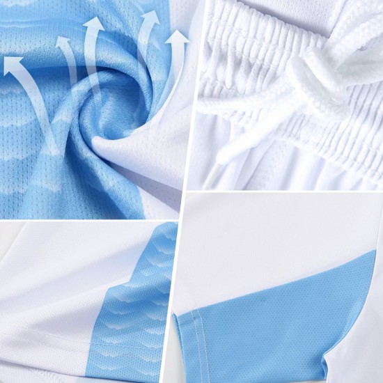 Custom Black White Geometric Shapes Sublimation Soccer Uniform Jersey Custom Black White Geometric Shapes Sublimation Soccer Uniform Jersey