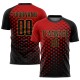 Custom Red Black-Old Gold Sublimation Soccer Uniform Jersey Custom Red Black-Old Gold Sublimation Soccer Uniform Jersey