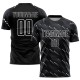 Custom Black White Sublimation Soccer Uniform Jersey Custom Black White Sublimation Soccer Uniform Jersey