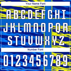 Custom Royal White Navy-Gold Sublimation Soccer Uniform Jersey Custom Royal White Navy-Gold Sublimation Soccer Uniform Jersey