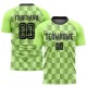 Custom Neon Green Black Third Sublimation Soccer Uniform Jersey Custom Neon Green Black Third Sublimation Soccer Uniform Jersey