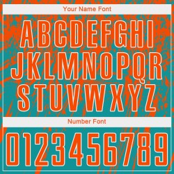 Custom Teal Orange-White Sublimation Soccer Uniform Jersey Custom Teal Orange-White Sublimation Soccer Uniform Jersey