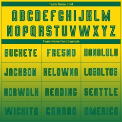 Custom Gold Kelly Green Sublimation Long Sleeve Fade Fashion Soccer Uniform Jersey Custom Gold Kelly Green Sublimation Long Sleeve Fade Fashion Soccer Uniform Jersey