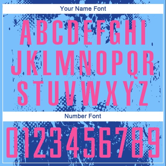Custom Royal Pink-Light Blue Sublimation Soccer Uniform Jersey Custom Royal Pink-Light Blue Sublimation Soccer Uniform Jersey